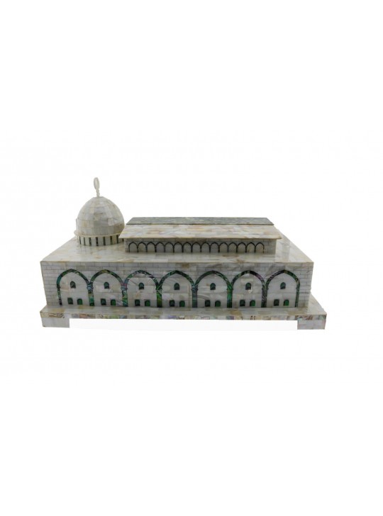 مجسم ثلاثي الابعاد للمسجد الاقصى من الصدف